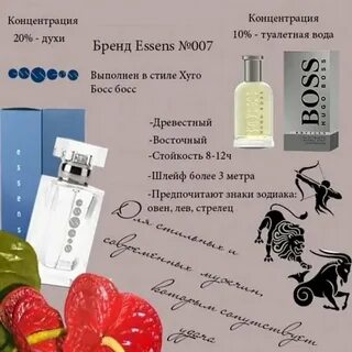 Описание духов эссенс