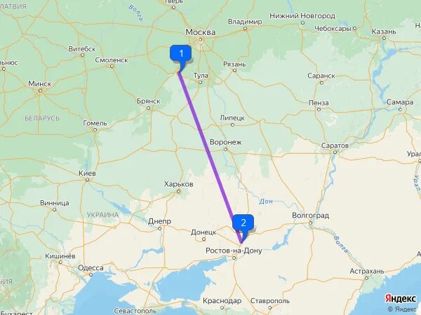 Расстояние между городами 1800 км. Расстояние между городами Ростов на Дону и Тула.