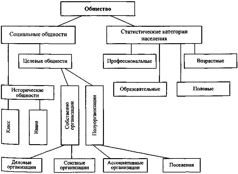 Основные общности образовательной организации