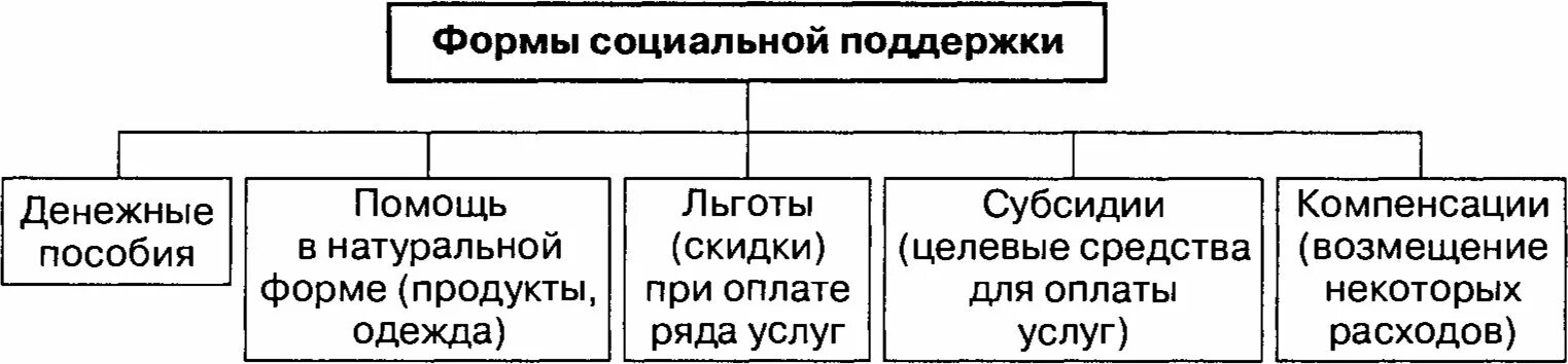 Социальная поддержка населения россии