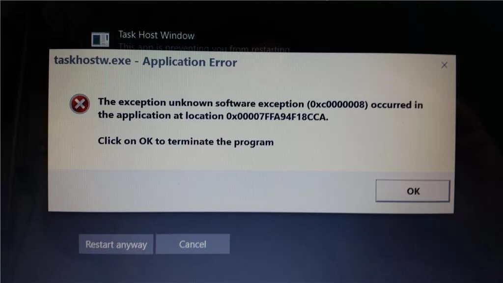 Ошибка на 8 лет. Ошибка 0xc004f0009. 0xc0000008. task host window вирус?. 0xc0ea000a.