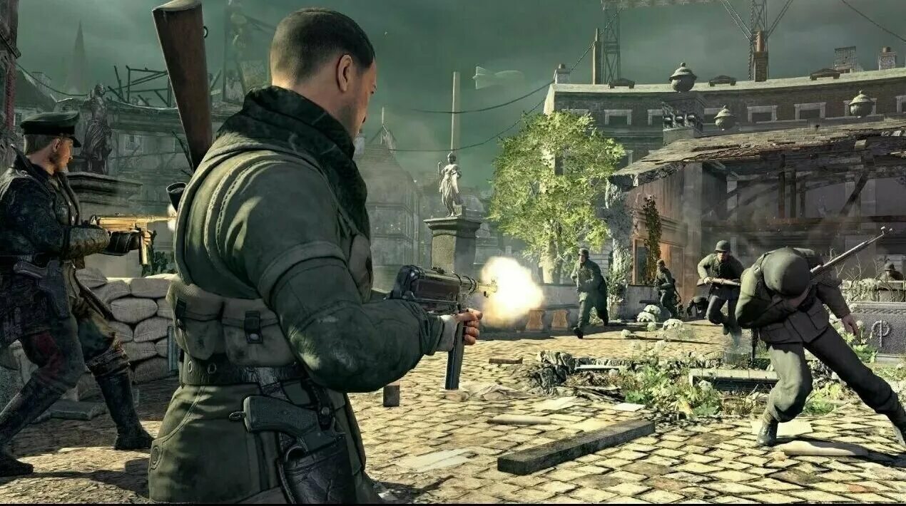 Игра где играешь за русских. Sniper Elite v2. Sniper Elite v2 Remastered. Снайпер Элит 2 ремастер. Игра снайпер Элит 5.