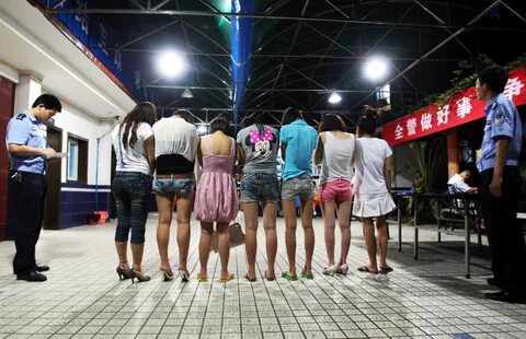 China sex trade - Chinese sex workers are subjected to police raids on a re...
