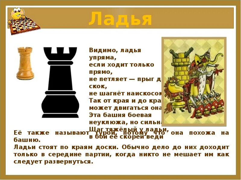 Ладья счет. Название шахматных фигур Ладья. Название фигур в шахматах. Стихи про шахматы для детей. Сказка про шахматы.
