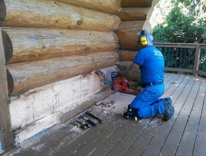 Ремонт бревенчатого