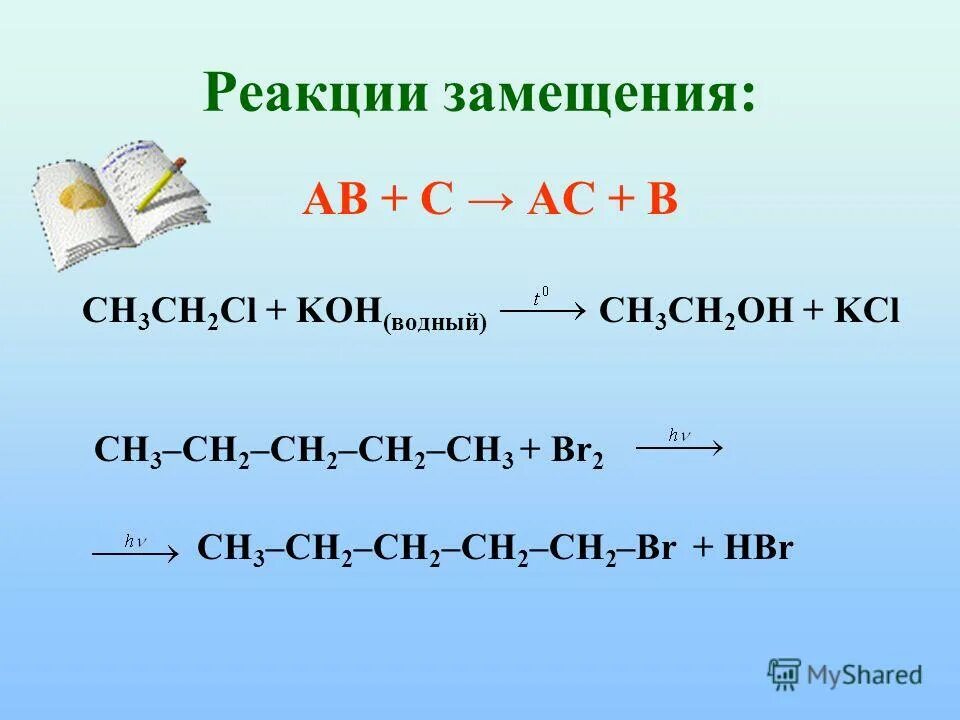 Cl koh реакция