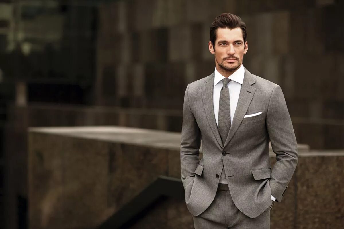 He has a new suit. Дэвид ганди в костюме. david gandy пиджак. дэвид ганди в пиджаке. david gandy grey suit.