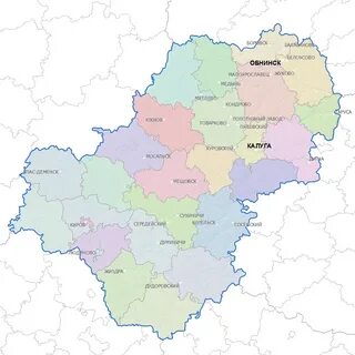Таруса на карте