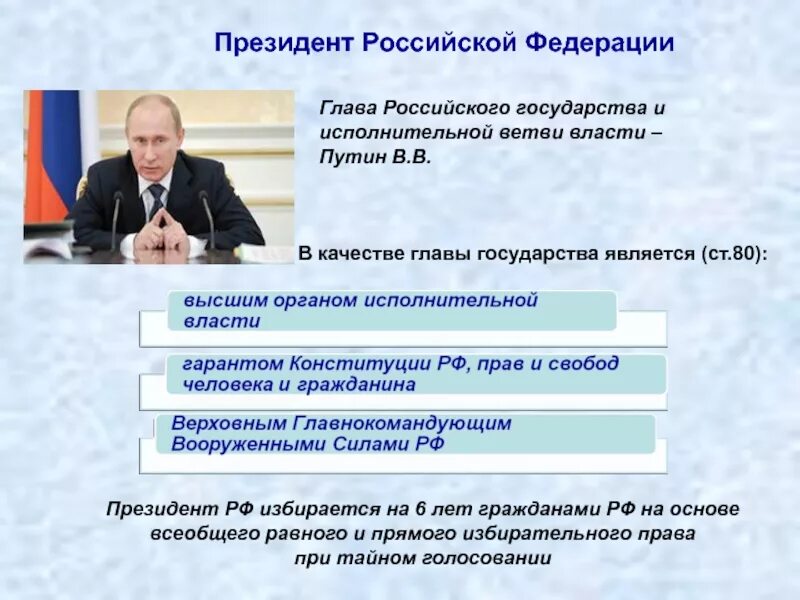 Президентская власть в рф