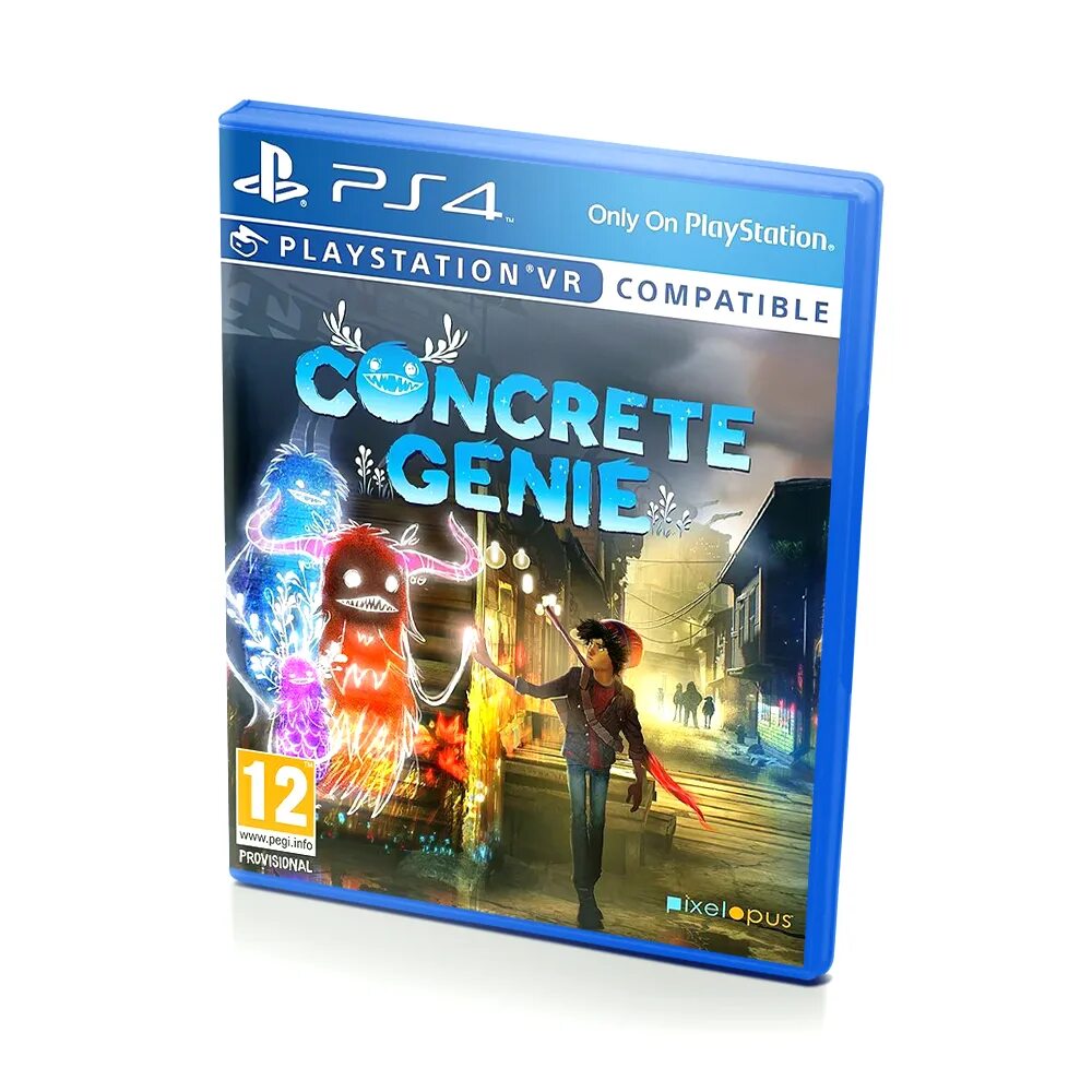 Concrete Genie (с поддержкой PS VR) [ps4, русская версия]. Городские духи ps4. Игры на ps4. Игры для VR ps4 на дисках. Игры для playstation на русском