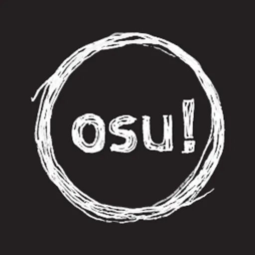 Оса логотип. Osu PNG. Логотип осу на прозрачном фоне. Osu черно белое.
