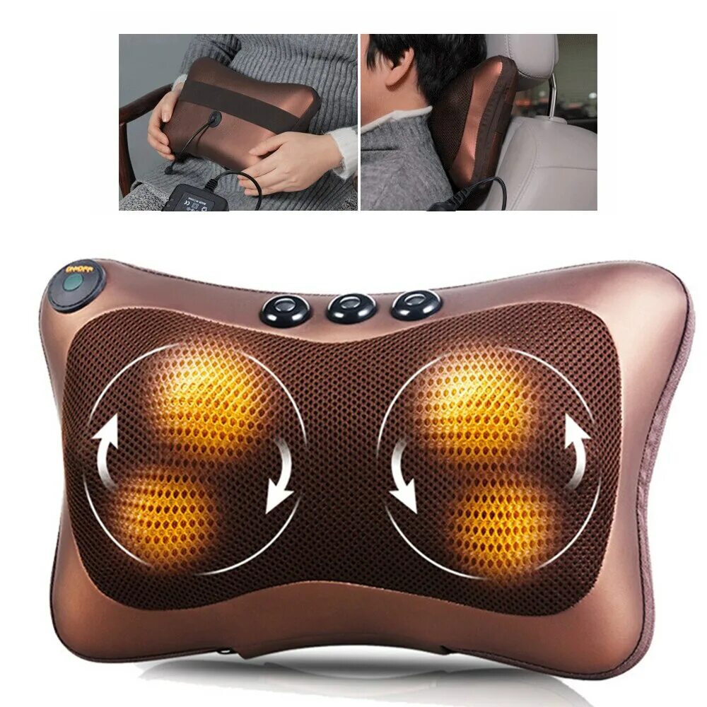 Массажная подушка cervical massage Pillow. Массажная подушка с подогревом для шеи и спины massage Pillow 8 роликов. Подушка массажная Гезатон amg391. Массажная подушка для шеи Gezatone amg391. Массажер для шеи ролики