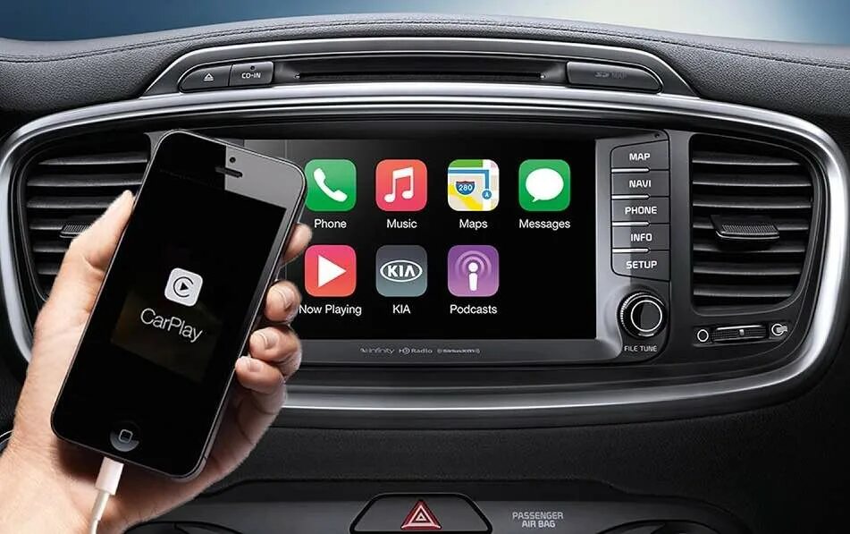 Подключение телефона в машине. Киа Apple CARPLAY. Kia Rio CARPLAY. Kia Rio 4 Apple CARPLAY. Киа Спортейдж 3 CARPLAY.