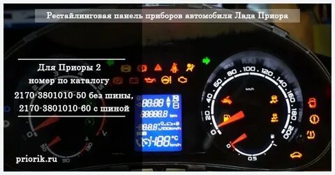 Ошибки на приоре на панели