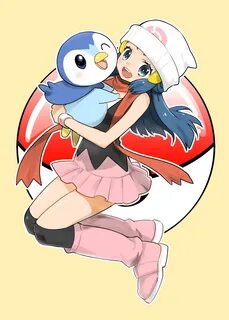 dawn and piplup (pokemon and 2 more) drawn by ooshima_tomo Danbooru.