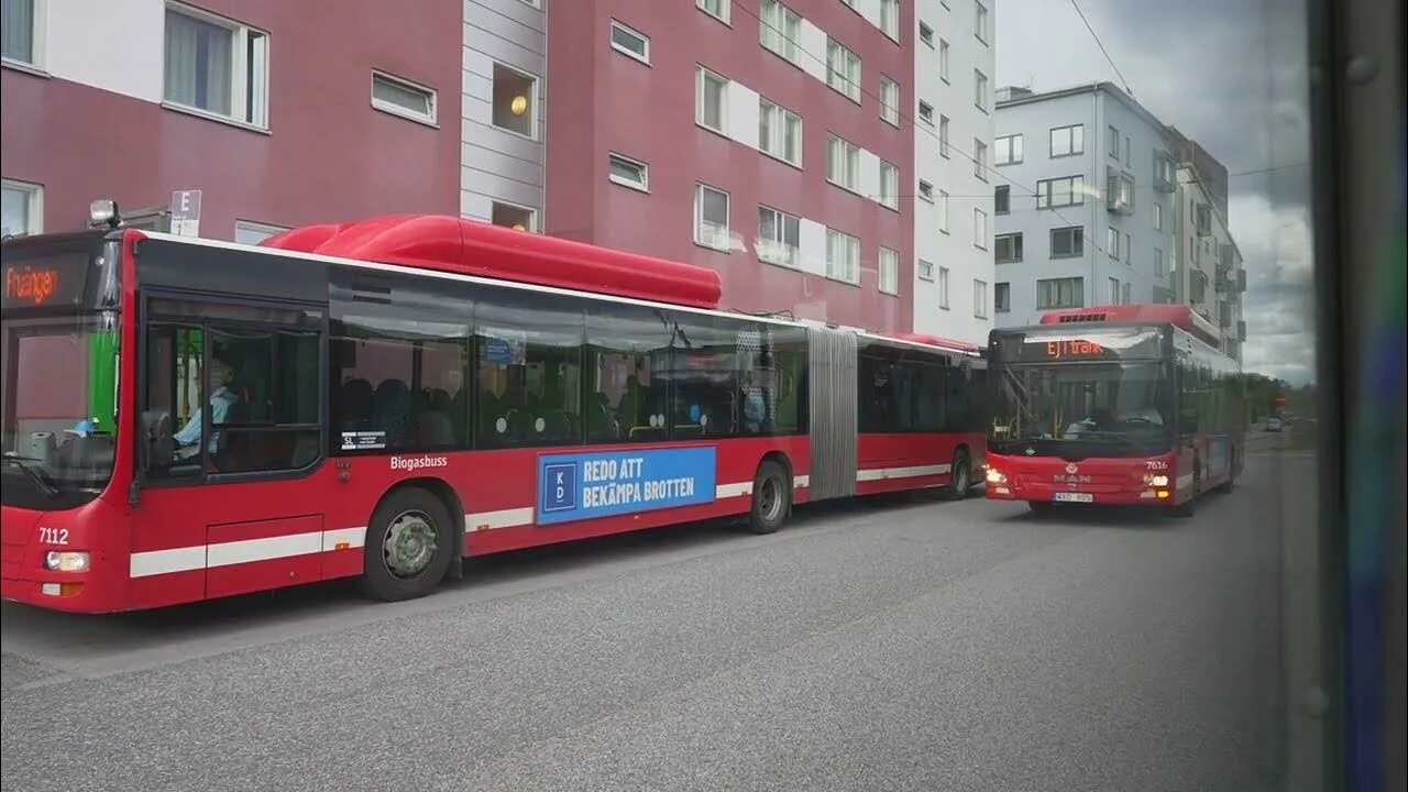 Автобусы Стокгольма. Автобус 144. Sweden Stockholm Bus. Sweden, Stockholm, Bus 835 Ride from port73 to Söderbymalmsskolan.