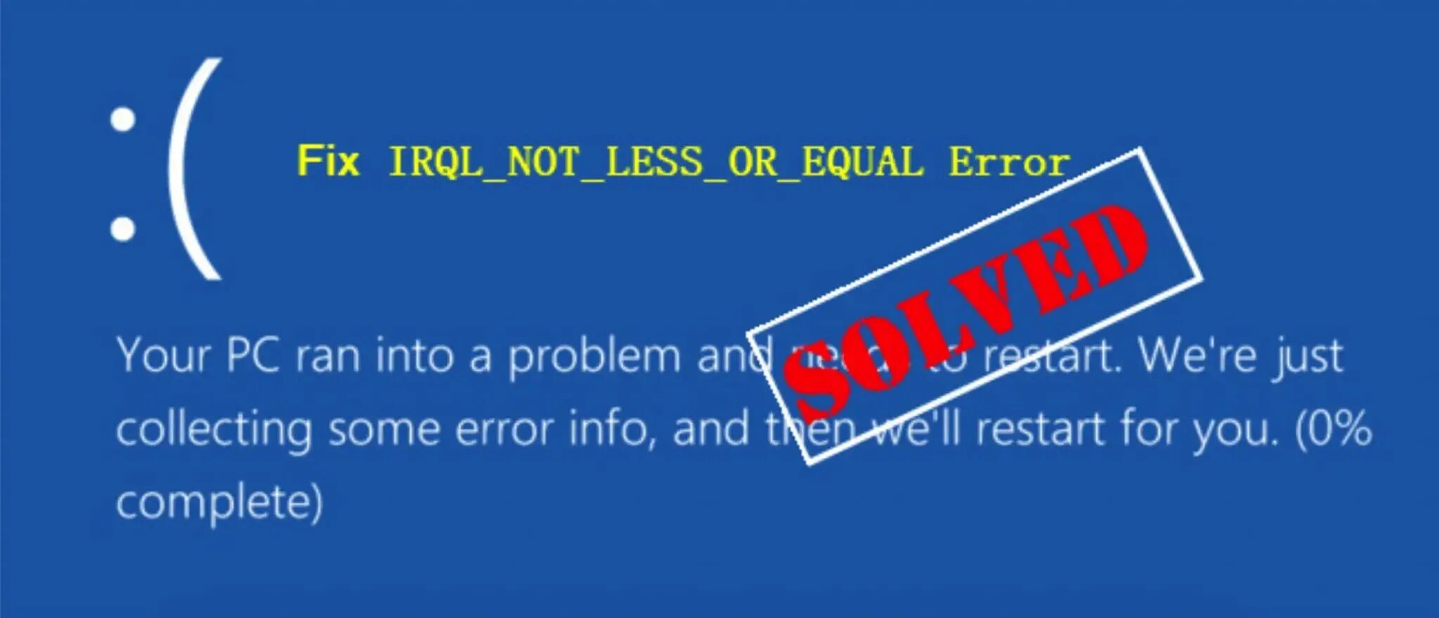 Ошибка irql not less or equal. Irql_not_less_or_equal windows 10. синий экран ошибка driver_irql_not_less_or_equal. irql error.
