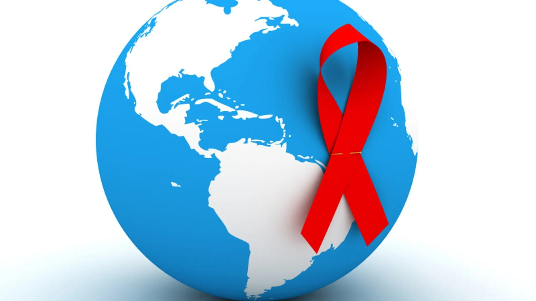 Глобальная борьба. Всемирный знак СПИД С глобусом. HIV picture.