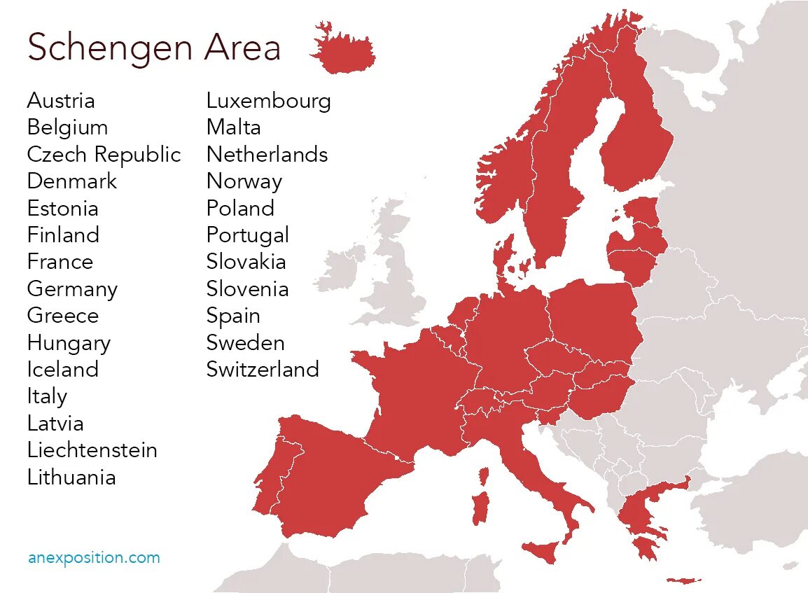 26 страна. Страны Шенгена на карте 2022. Государства шенгенской зоны. Карта стран Шенгена на русском. Карта Европы шенгенская зона.