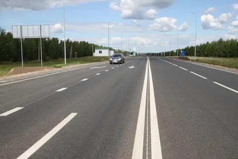 Встречная полоса без разметки