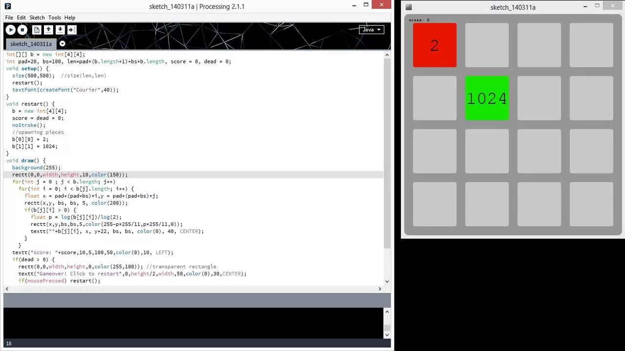 Processing язык программирования. Процессинг язык программирования. Игра 2048 на java. Processing ide.