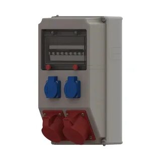 Щит с розеткой 220