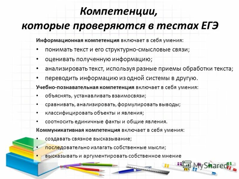 Компетенции по русскому языку. Навыки и компетенции в тестировании. ЕГЭ компетенции. Компетенция включает в себя. Компетенции ЕГЭ русский.