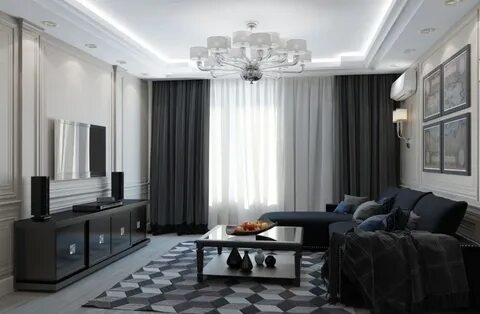 Интерьер зала в квартире фото 2024