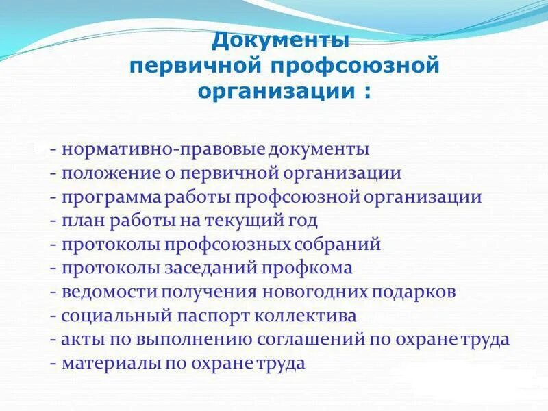 Документы первичной профсоюзной организации. Документы для первичной профсоюзной организации протоколы. Первичная Профсоюзная организация. Председатель первичной профсоюзной организации. Приоритетные направления профсоюза