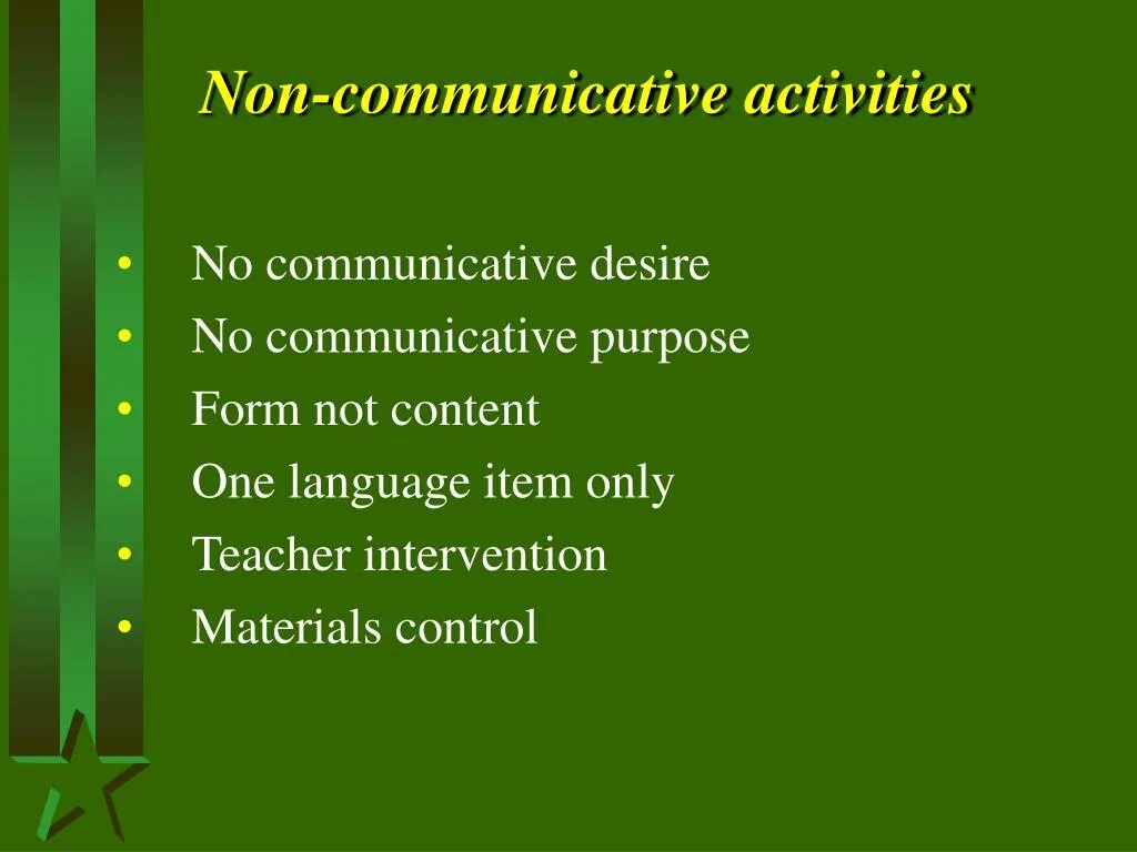 Communicative language teaching. Communicative language teaching