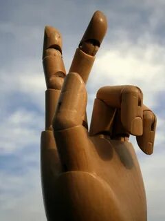 Wooden hand