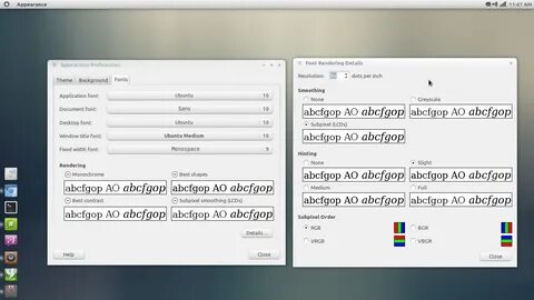 Linux fonts