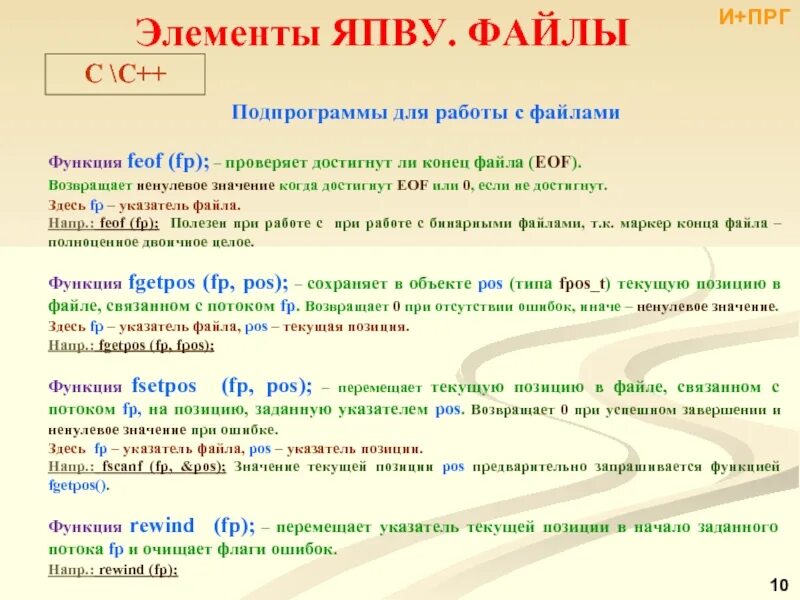 Файлы. Работа с файлами. Основные функции для работы с файлами. Работа с файлами с++. Стандартные функции для работы с файлами.