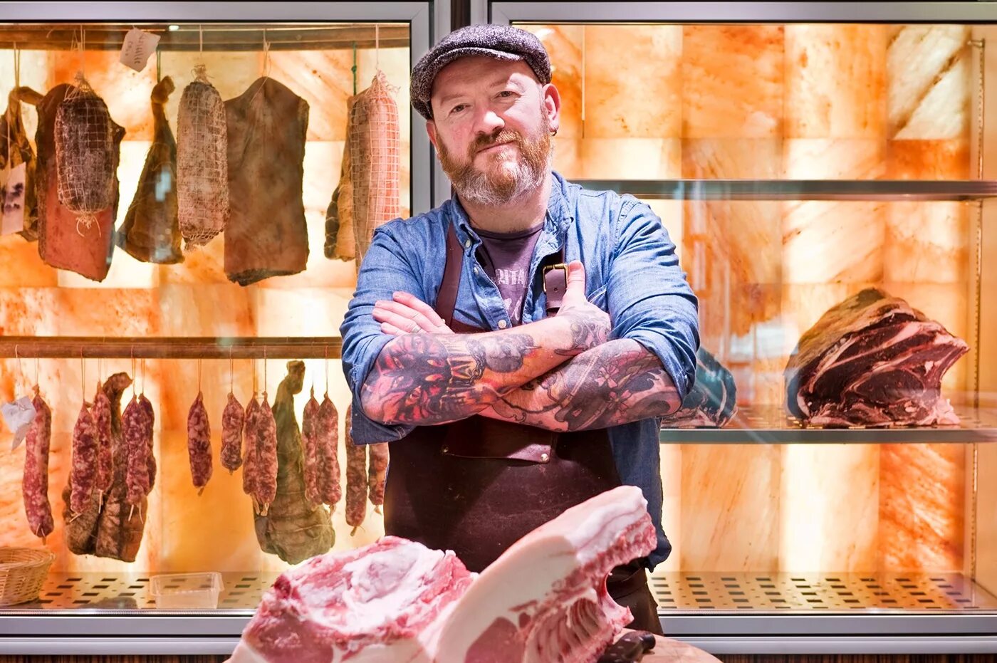 Чумошоп. Butcher meat shop.