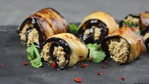 Баклажаны с грецкими орехами по грузински