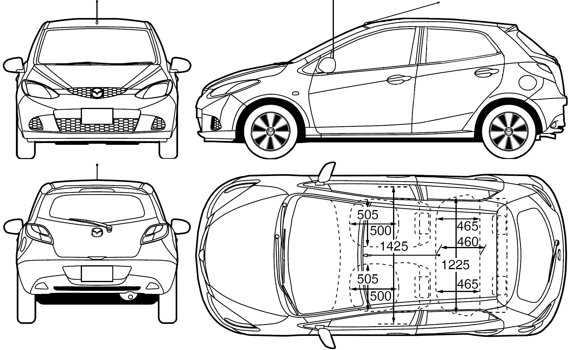 Габариты Мазда 2 хэтчбек. Мазда 3 габариты. Mazda Axela габариты. Мазда 2 2008 Размеры. Хендай хэтчбек размеры