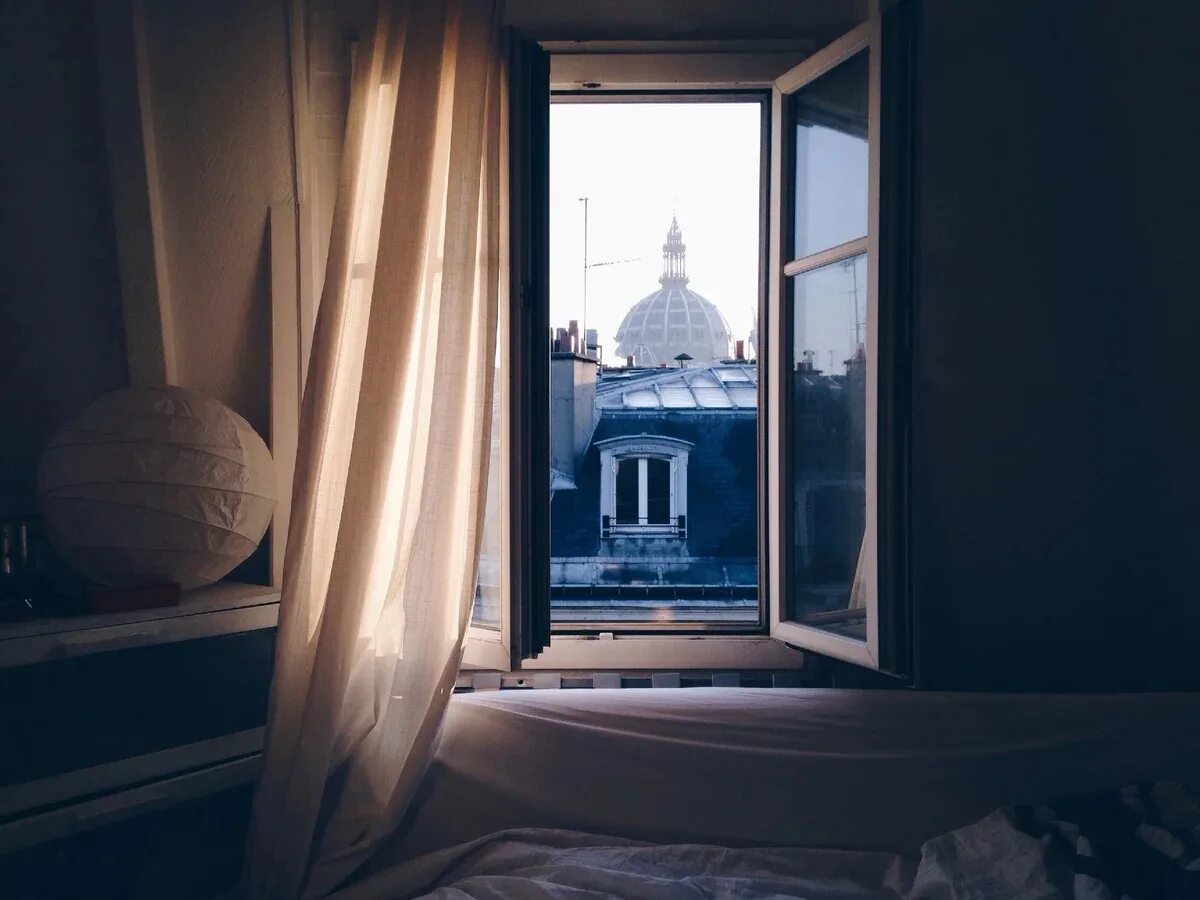 I have opened the window