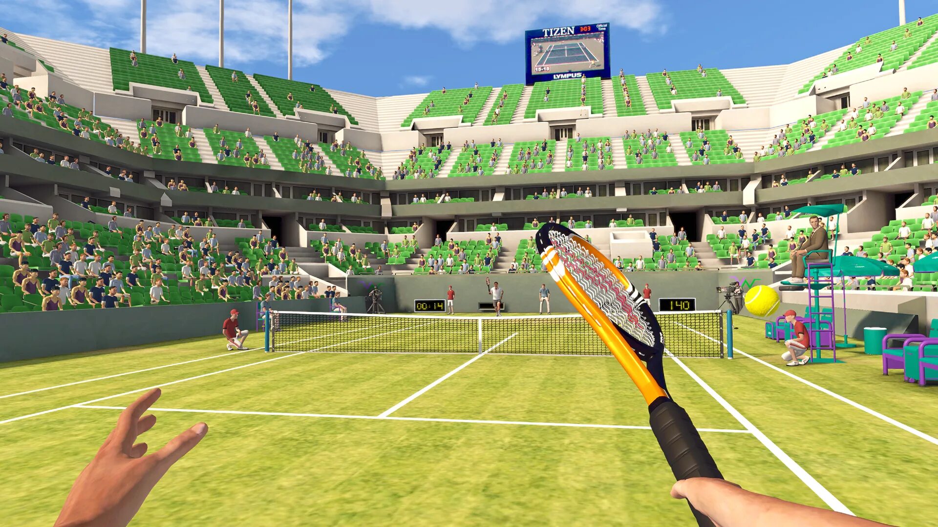 First person Tennis - the real Tennis Simulator. First person Tennis VR. First person Tennis the real Tennis Simulator VR. Матчбол теннис симулятор.