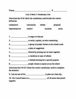 Test 8th grade