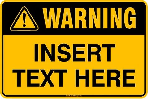 Warn sign