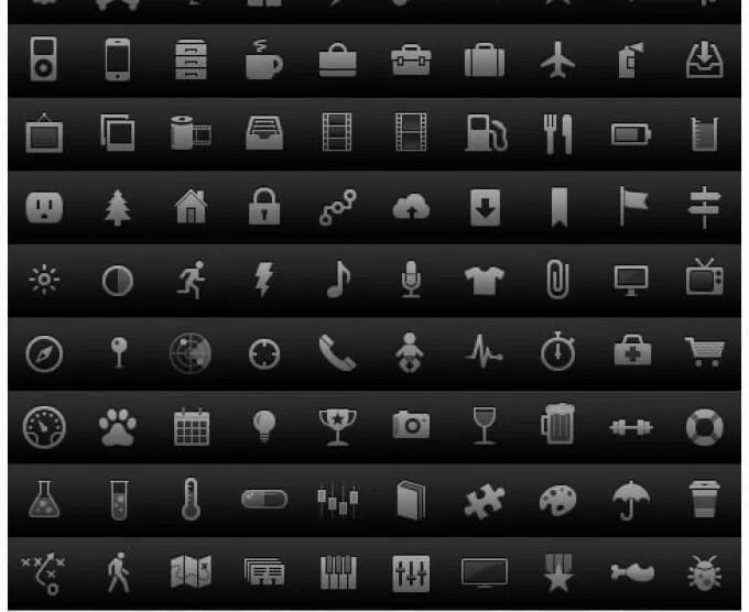 Набор иконок для приложения. Черно белые иконки для андроид. Набор иконок для айфона. Белые иконки для приложений. Значки на иконках андроид