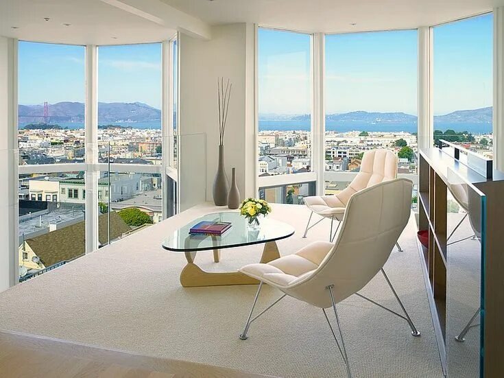 Apartments in san francisco. Дом на побережье сан франциско. Апартаменты в сан франциско. Гостиная с панорамными окнами. Апартаменты в сан франциско.
