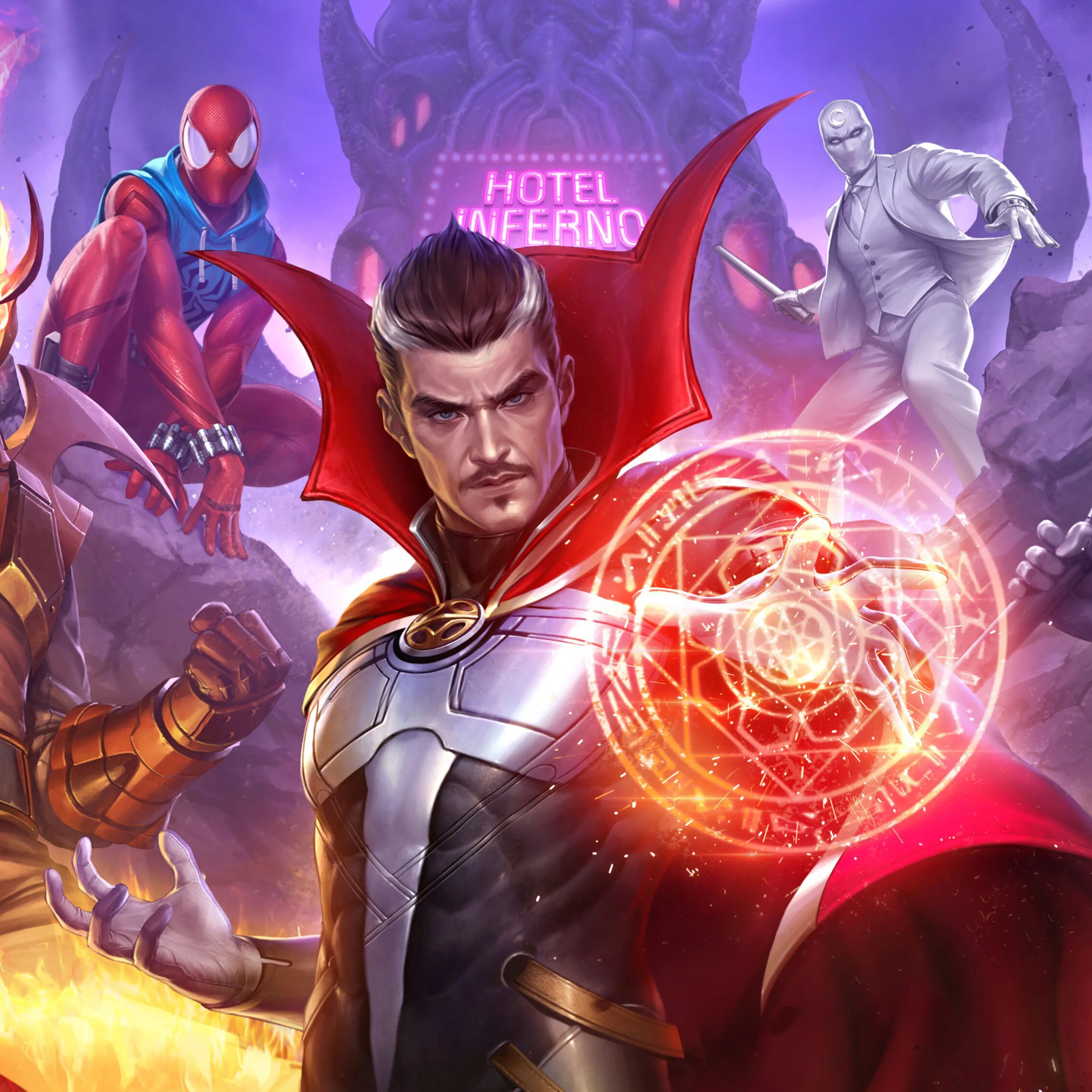 Игра future fight. Игра Марвел Future Fight. Доктор Стрэндж из Marvel Future Revolution. Мстители Future Fight. Marvel Future Fight Adam Warlock.