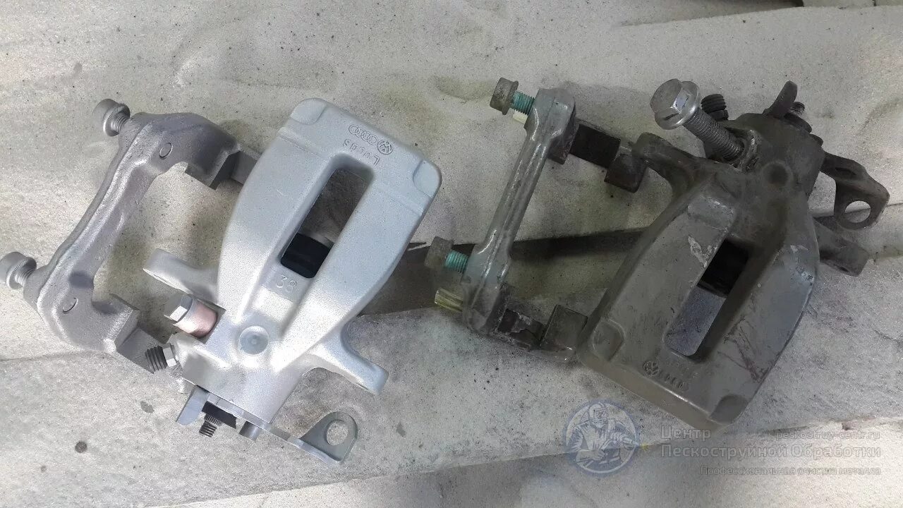 пескоструйка суппортов. пескоструй суппортов. пескоструйка суппортов. покраска суппортов рено логан 2. обработка суппортов.