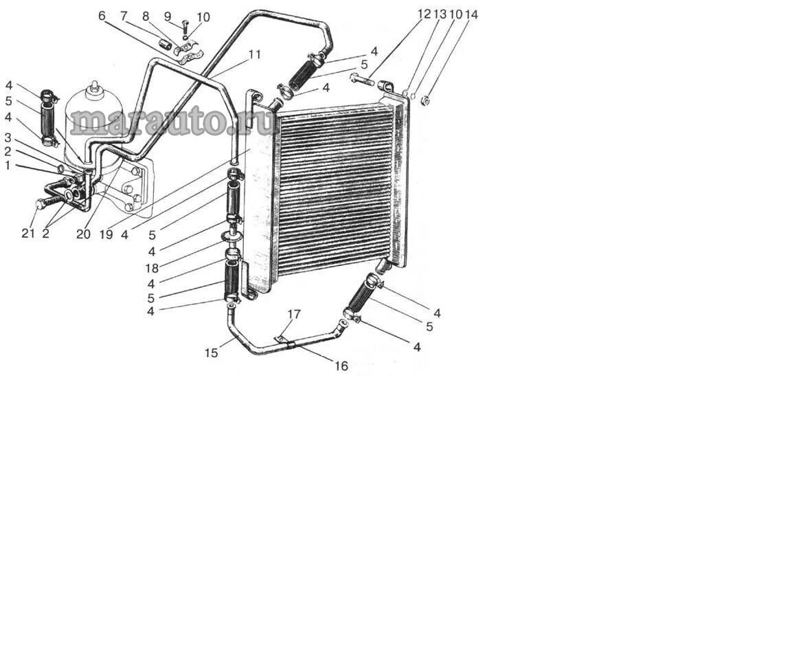 Крепление радиатора мтз. Масляный радиатор МТЗ 82 схема. Схема подключения масляного радиатора МТЗ 82. Патрубки масляного радиатора МТЗ 82. Масляный радиатор д 245 схема подключения.