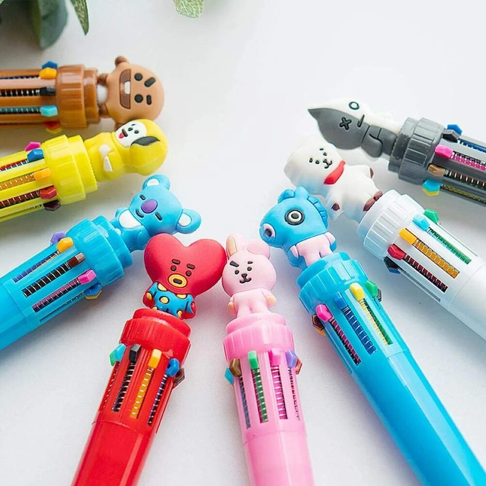Ручка головоломка. Darvish gyro pen. Ручка с игрушкой. Канцелярия с медвежонком. Ручки с разноцветными стержнями.