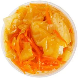 Желтая капуста по корейски
