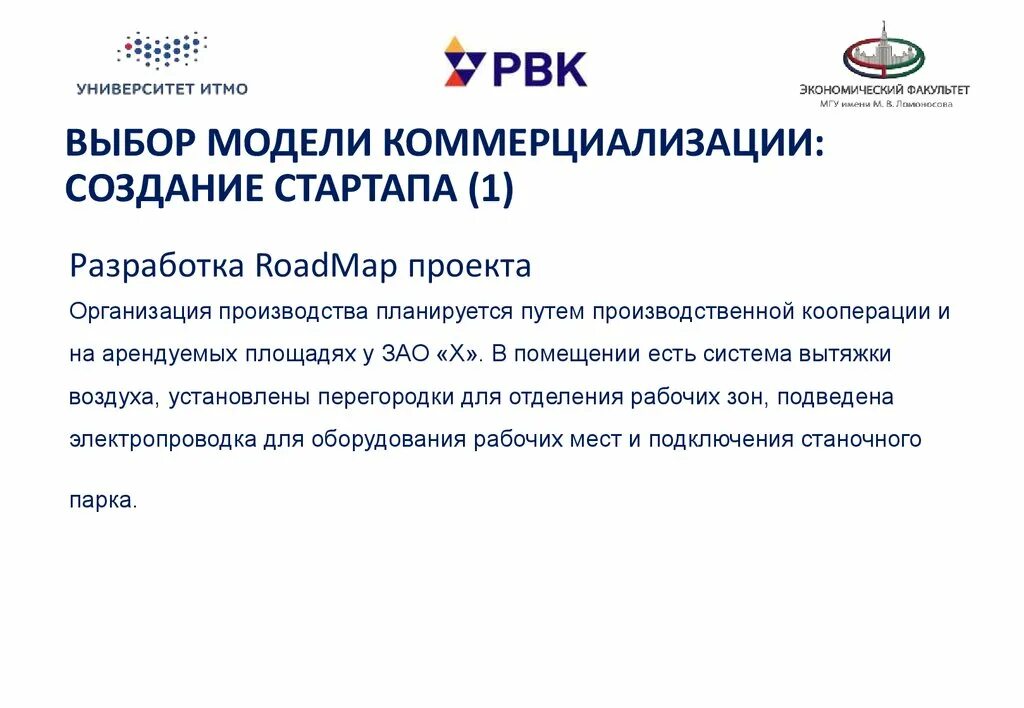 Идеи для технологического предпринимательства сообщение