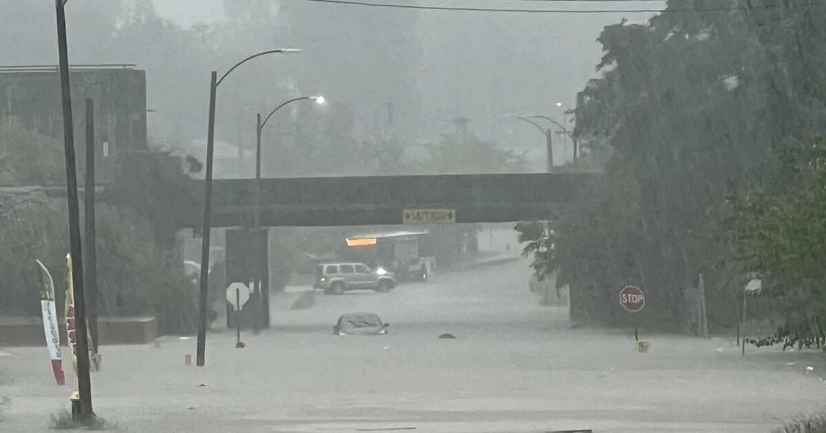 16 июля 2023 год. Сент Луис наводнение.