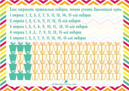 Интересные задание на день рождения